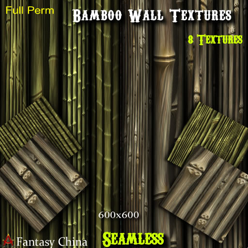 Bamboo wall Textures