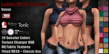 GAS [Ladies MESH Sweater Susan - 20 Colors with HUD] Demo