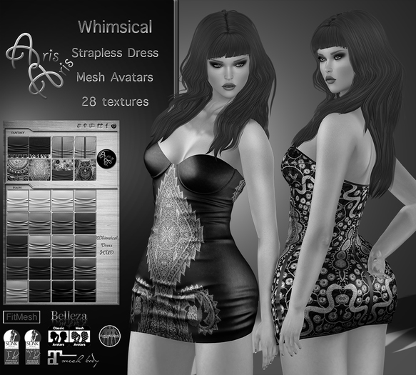 DEMO***ArisAris~Whimsical Dress~SLINK, MAITREYA, BELLEZA