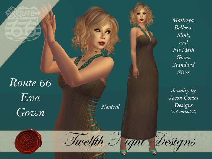 Route 66 Eva Dress Neutral