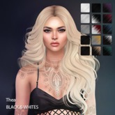 TRUTH HAIR Thea -  black & whites