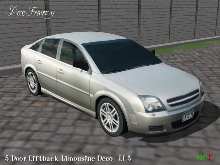 ~DecoFranzy~ 5 Door Liftback Limousine Silver (CM)