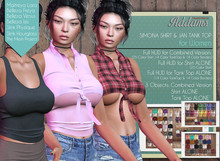 Addams // Jan TankTop & Simona Shirt // FATPACK