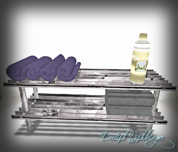 {DD} Salon Towel Bench 2LI