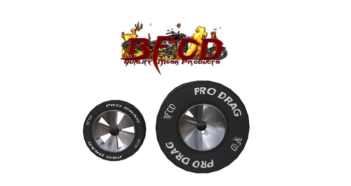 BFCD- Drag tires 4 set