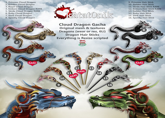 *katat0nik* (embers) Cloud Dragon RARE