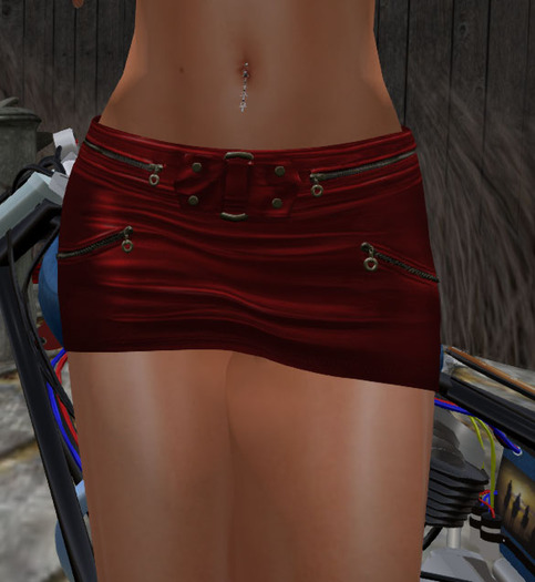 P042 ROCKA skirt red