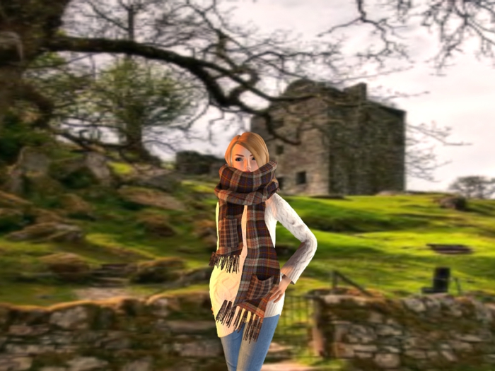 Cameron Oversized Scarf & Hair  Sales Bag