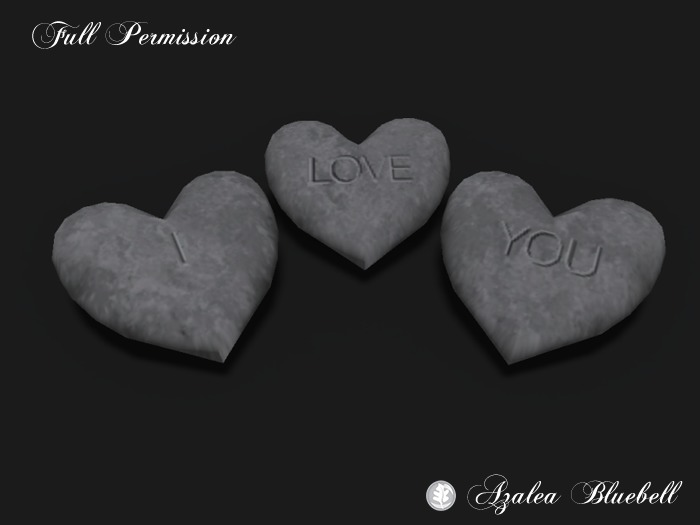 ~AB~ I Love You Rocks ~ Full Perm Mesh