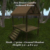 Sea Breeze Gazebo Seaweed Rattan