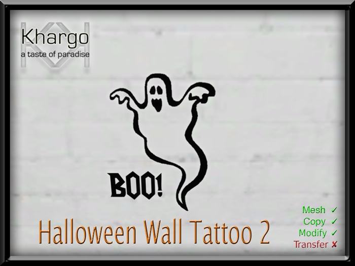 HALLOWEEN WALL TATTOO 2