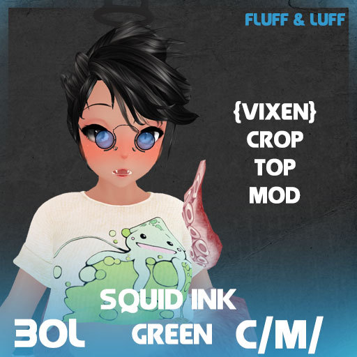 F&L - Squid Ink Crop Top Mod - Green