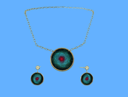 Nebula Gold Jewellery Set - boxed
