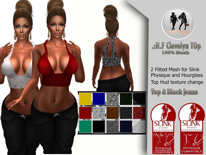 .:H.F Clevelyn Top (hud Texture Change)