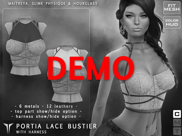 **RE** {DEMO} Portia Lace Bustier BOX