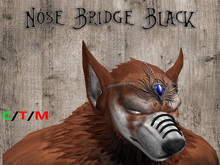 Nose Bridge Percing Black