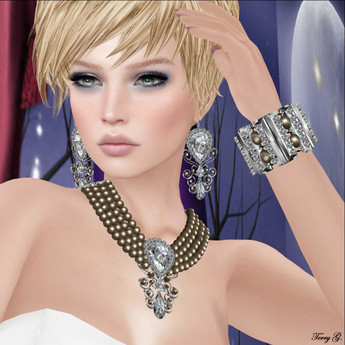 Second Life Marketplace - Zuri Rayna-Serene Sashi Dangle - Black