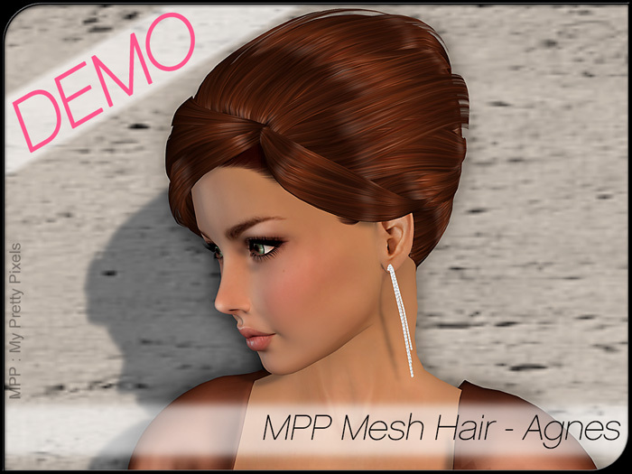 - MPP - Mesh Hair - Agnes - DEMO