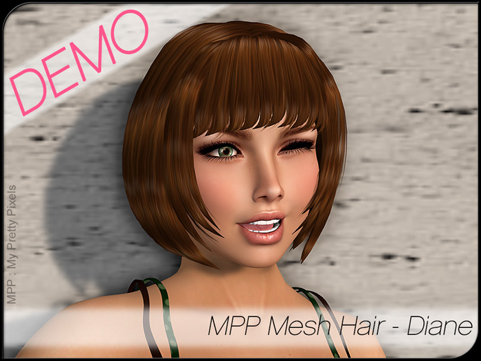 - MPP - Mesh Hair - Diane - DEMO