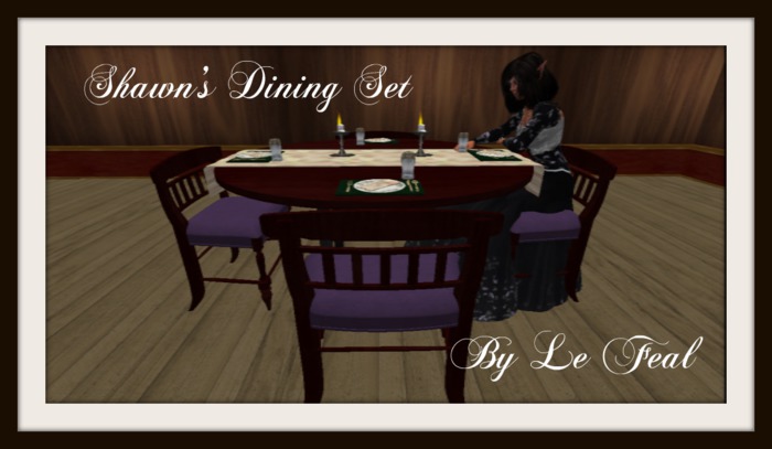 Shawn's Dining Set - Boxed