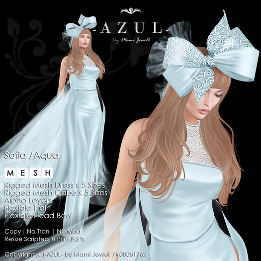 -AZUL- Sofia /Aqua