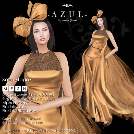 -AZUL- Sofia /Topaz