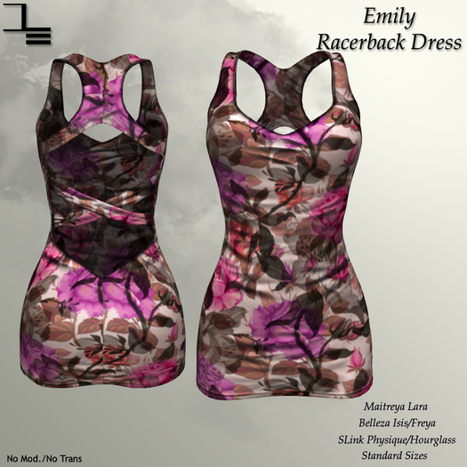 DE Designs - Emily Racerback Dress - Floral #2