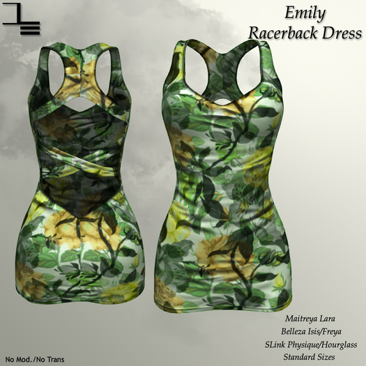 DE Designs - Emily Racerback Dress - Floral #3