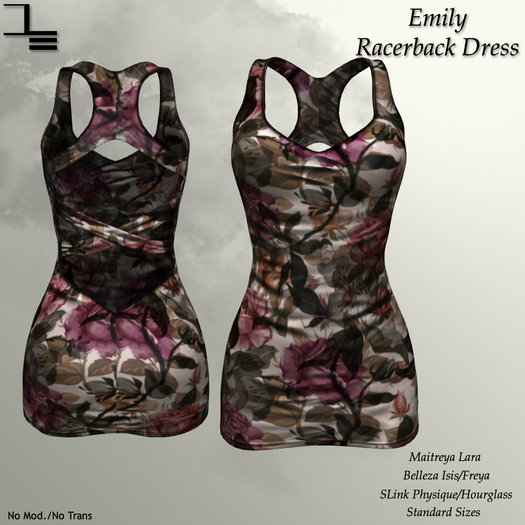 DE Designs - Emily Racerback Dress - Floral #4
