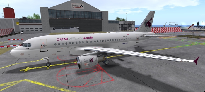 QATAR AIRWAYS Paint For D318