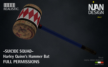 079 -.:Nian Design:. Harley Quinn Hammer Bat SUICIDE SQUAD FULL PERMISSIONS
