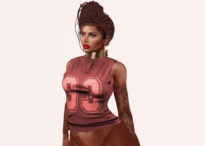 :V.e. S.S. Whimsy '93 Tank SMALL Red Wash