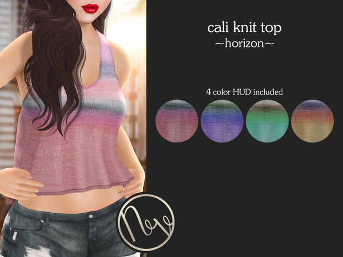 neve top - cali knit horizons