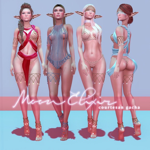 Moon Elixir - Courtesan - 18 - Maitreya - Turquoise Skirt