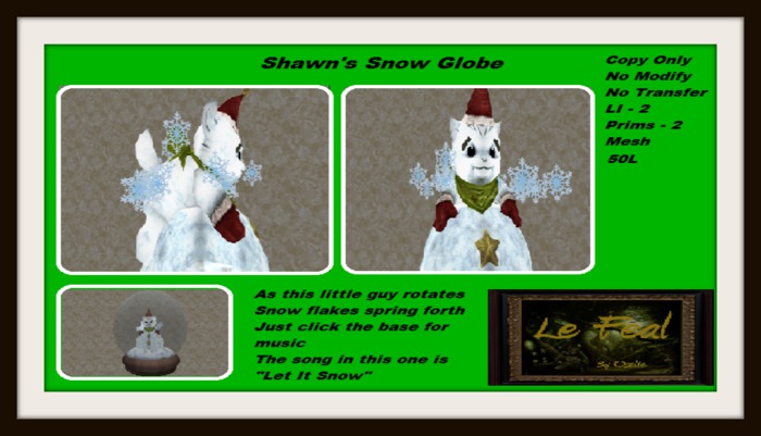 Shawn's Snow Globe - Boxed