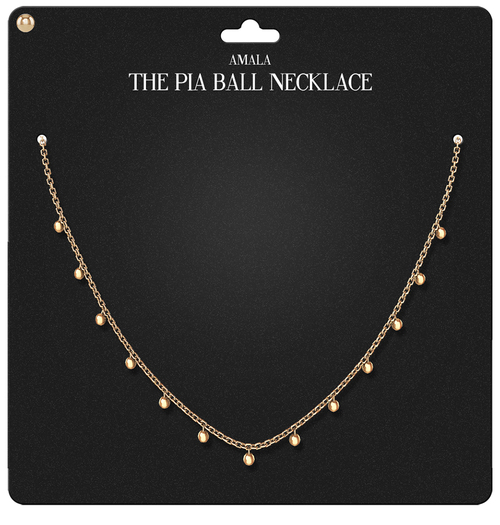 Amala - The Pia Ball Necklace - Gold
