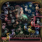 !dM Seepferdchen "Treasure Hunter" **AQUAMARINE** (BOX #10)