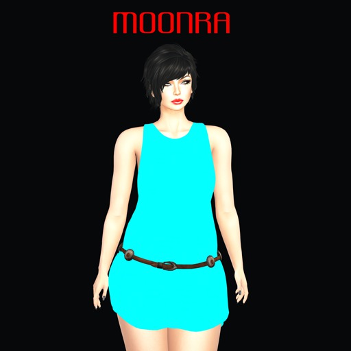 MoonRa Reyhan Tank Dress Aqua