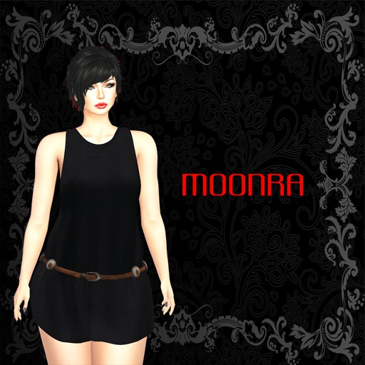 MoonRa Reyhan Tank Dress Black