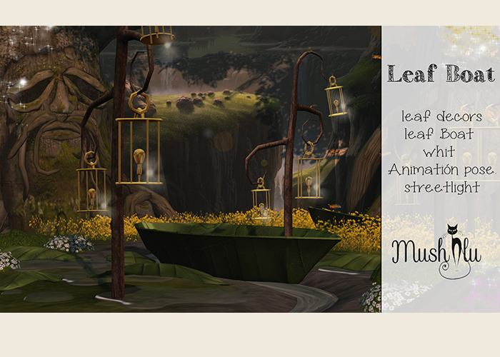 Boat Leaf Decor SPring. Mushilu