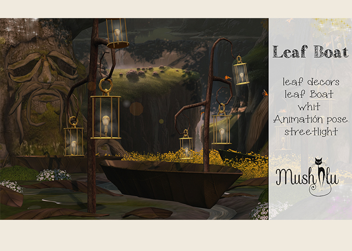 Boat Leaf Decor. Autum.Mushilu