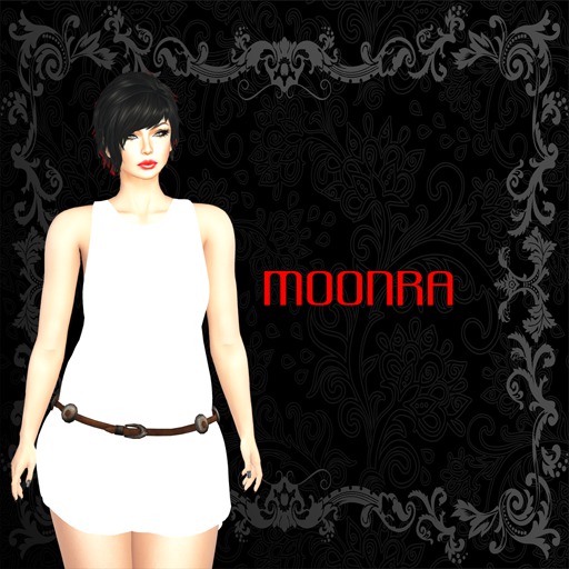 MoonRa Reyhan Tank Dress White