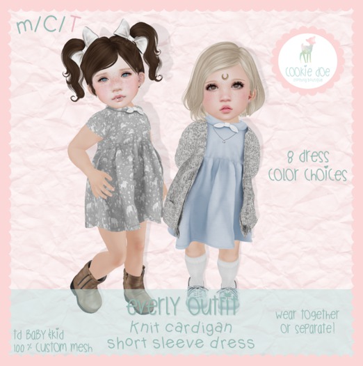{Cookie Doe} Everly Outfit Patterns Pack
