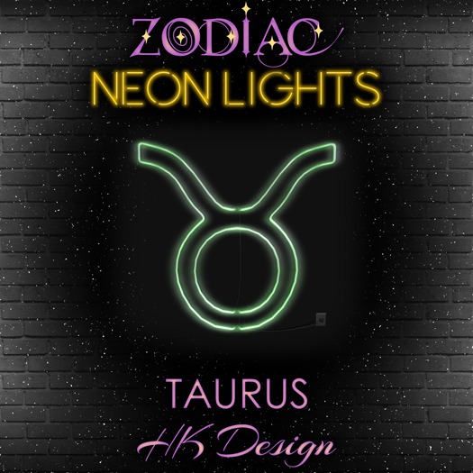 HKD Zodiac Neon Lights - Taurus