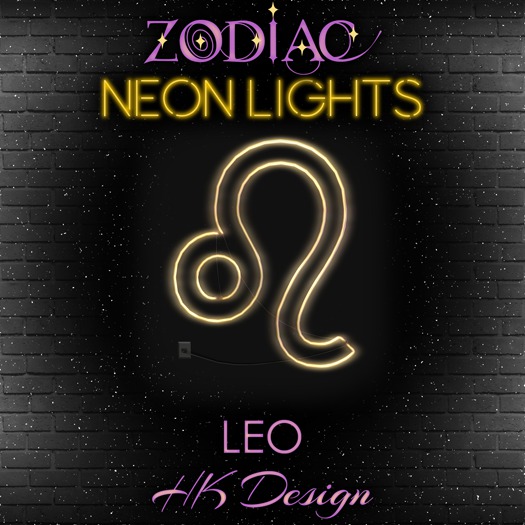 HKD Zodiac Neon Lights - Leo