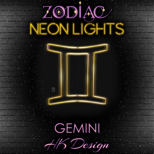 HKD Zodiac Neon Lights - Gemini
