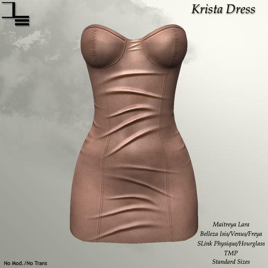 DE Designs - Krista Dress - Nude