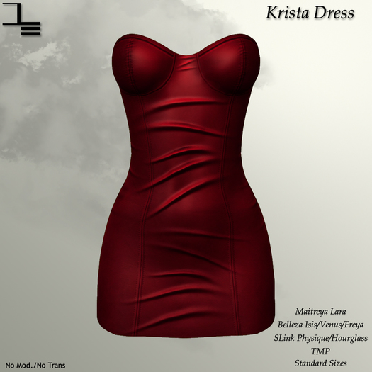DE Designs - Krista Dress - Red