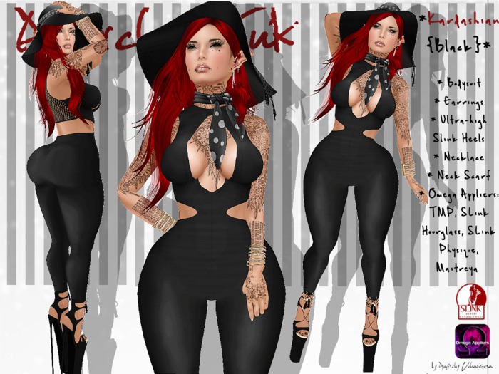 *An@rchy Ink* Kardashian {Black} - wear me to open