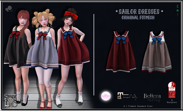 Sailor Red - Stripes Dress - Sweet Lies Original